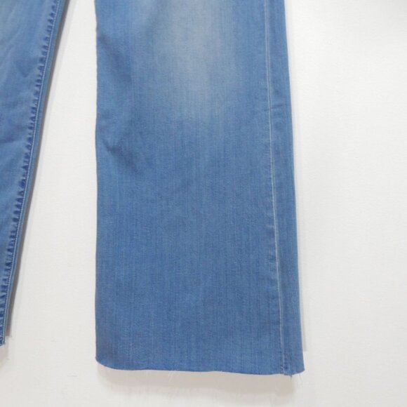 7 For All Mankind Ultra High Rise Wide Jo JEANS 29 Marrakech Blue Stretch NEW - Picture 6 of 9